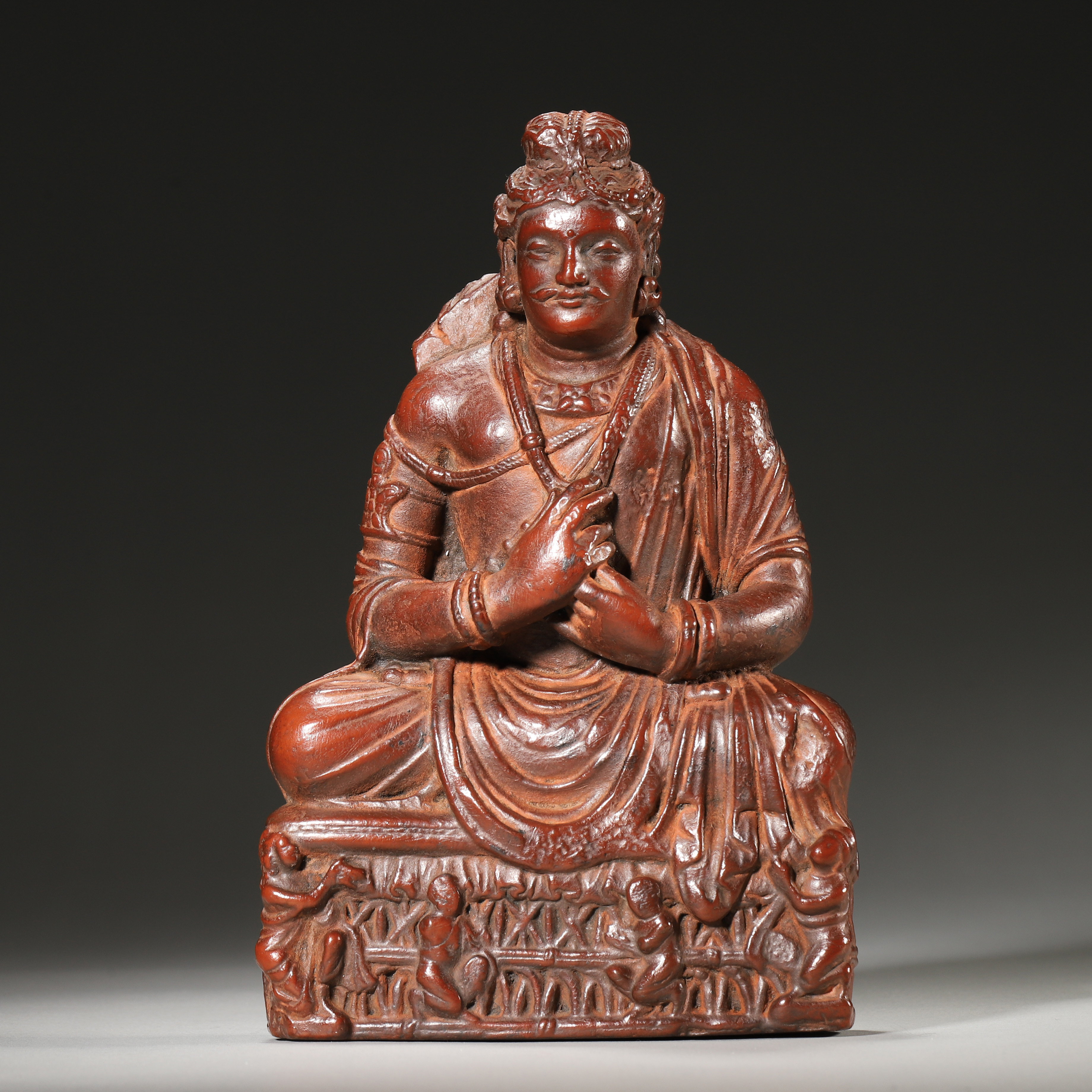 Lot34明代 陶制犍陀罗像