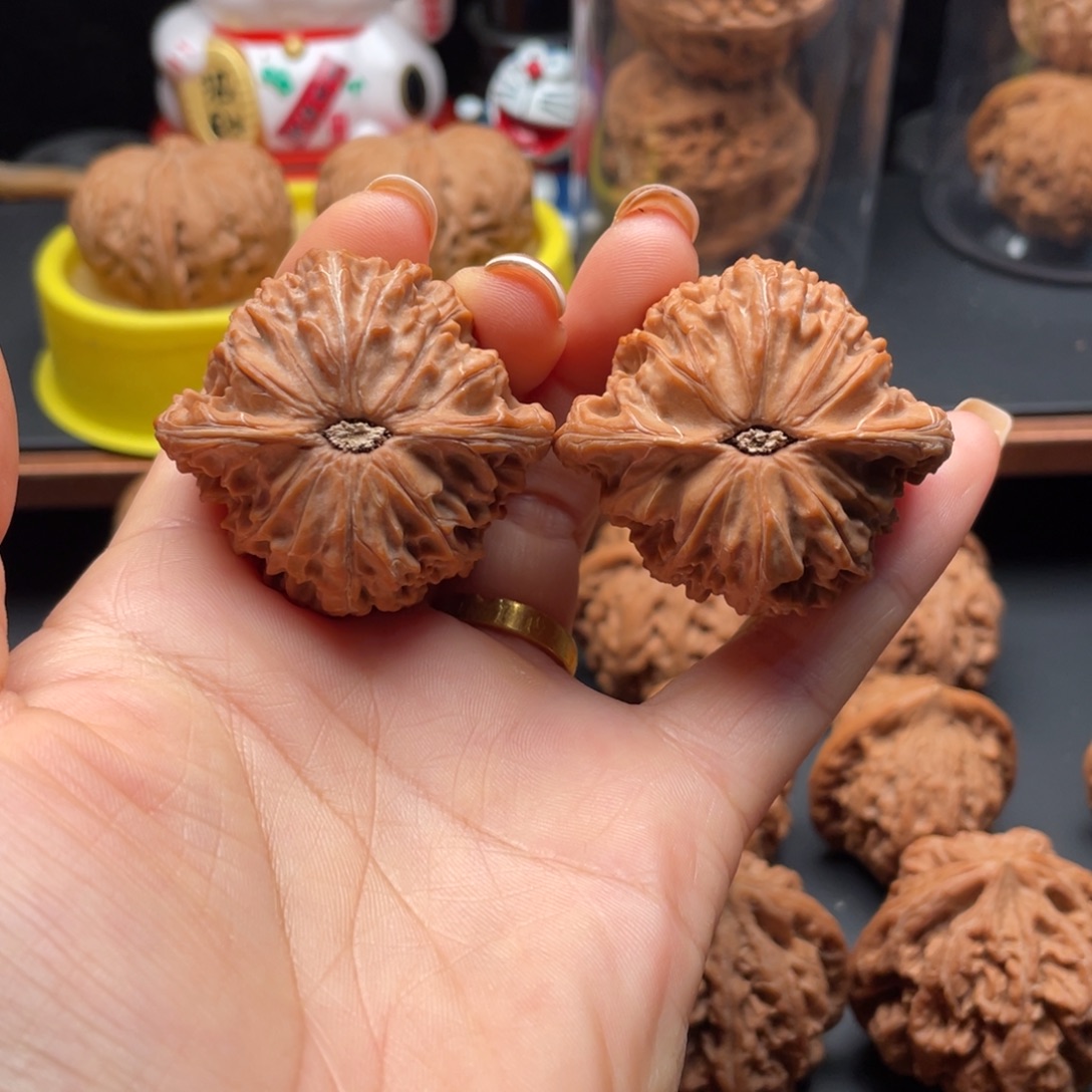 沉***我把件文玩核桃磨盘43