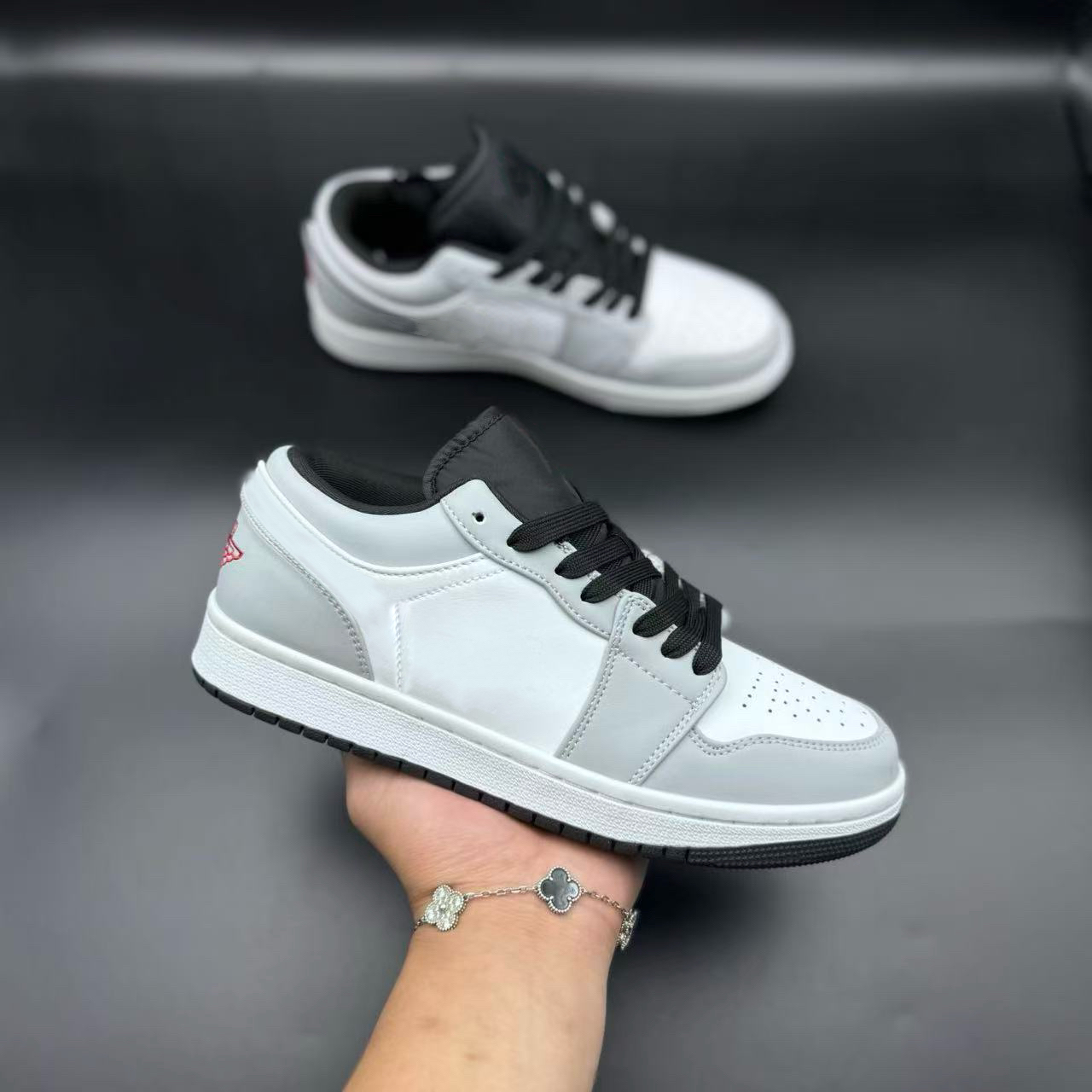 【莆田狂欢】Jj1莆田专供午夜蓝烟灰低帮板鞋防滑透气潮流时尚情侣