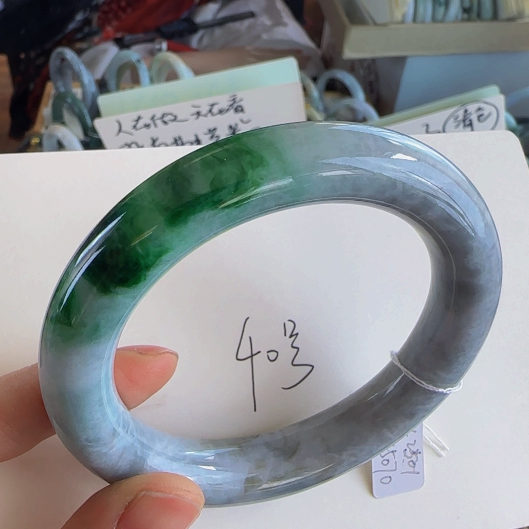 翡翠手镯未镶嵌老坑60