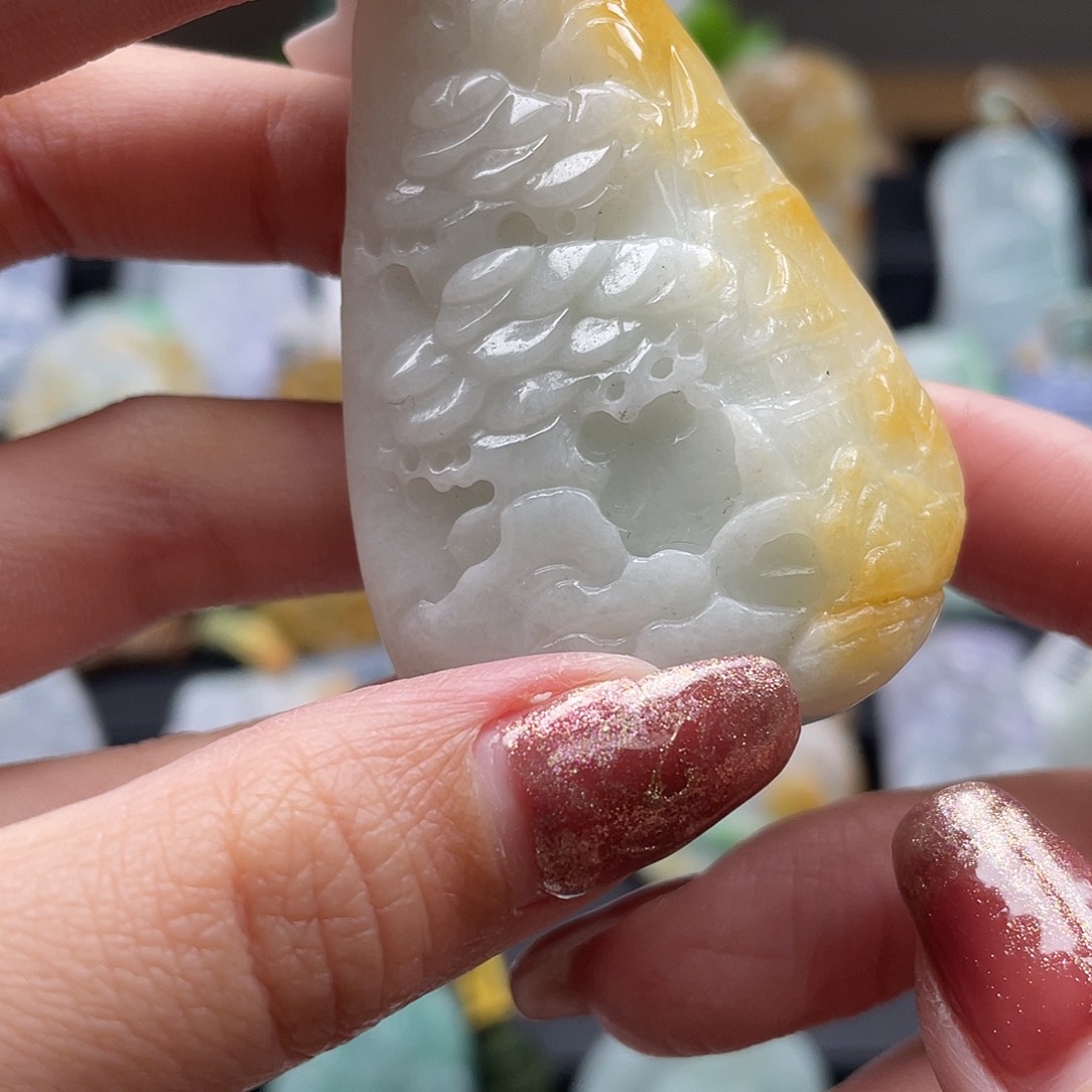 翡翠吊坠(不含链)未镶嵌