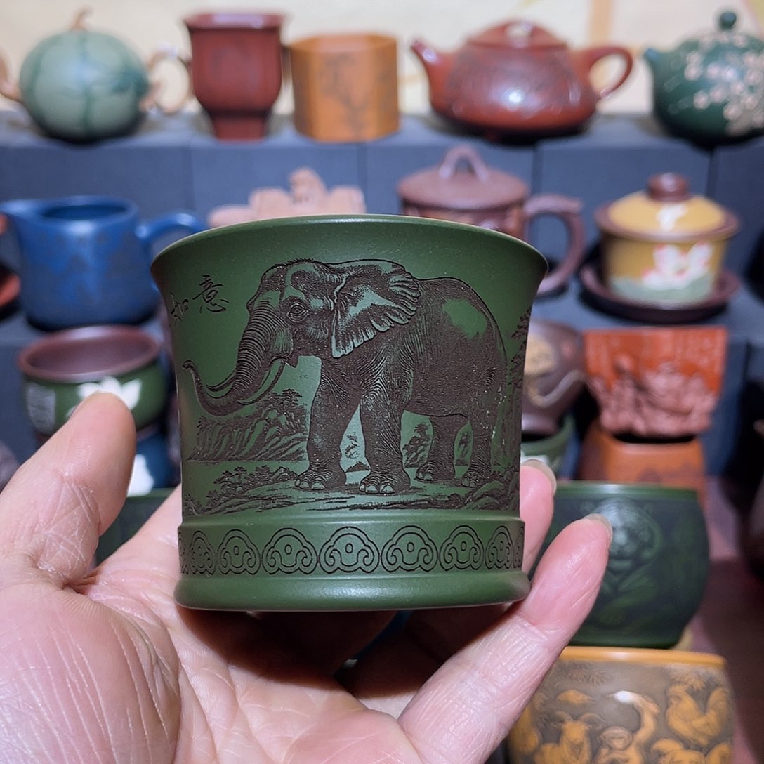 原矿紫砂手工主人杯