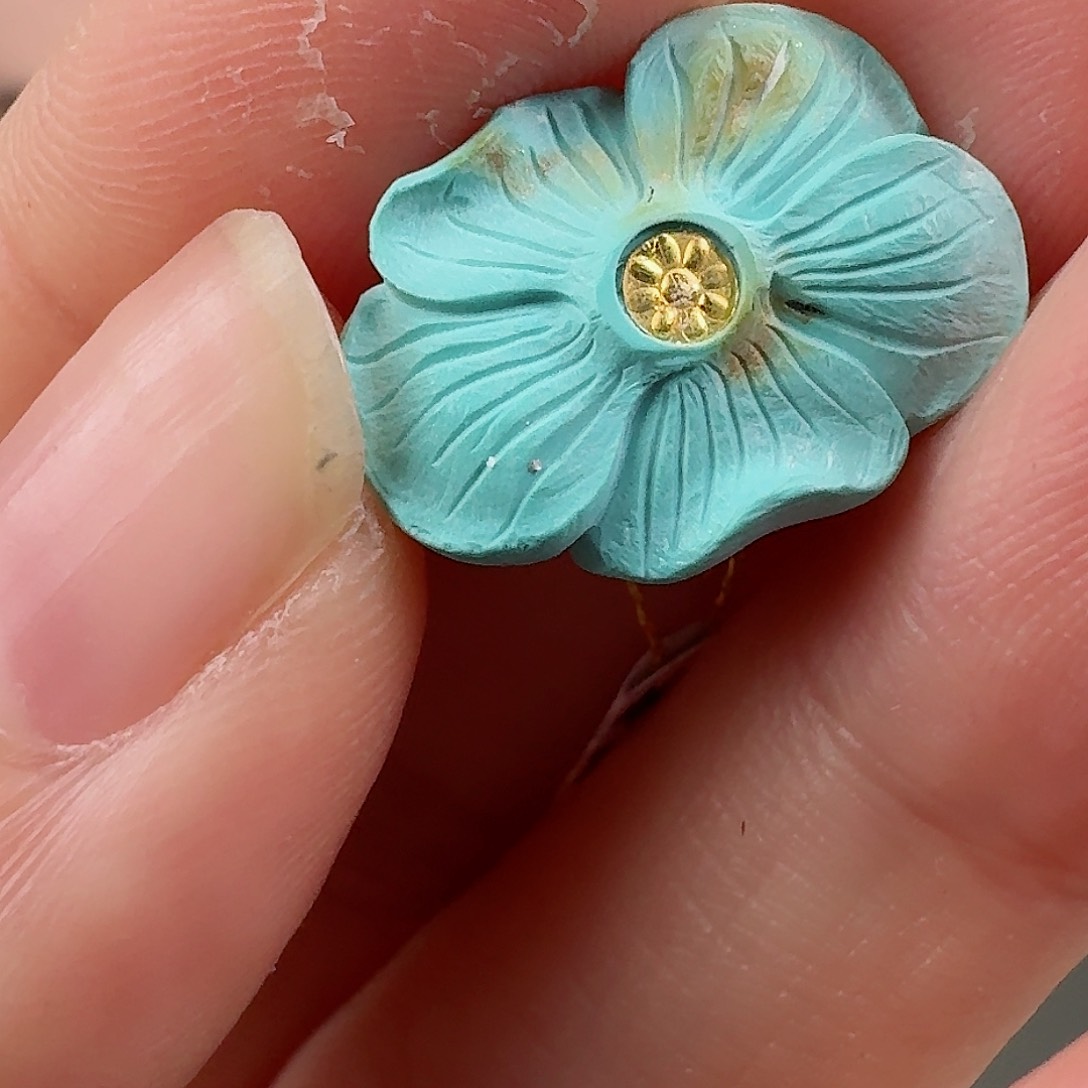 绿松石珠宝奇石未镶嵌