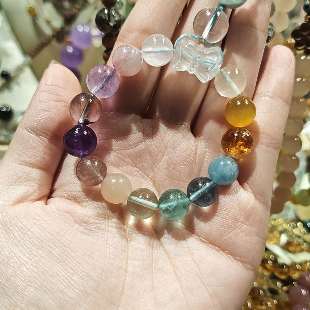 非金属彩虹手机链包挂