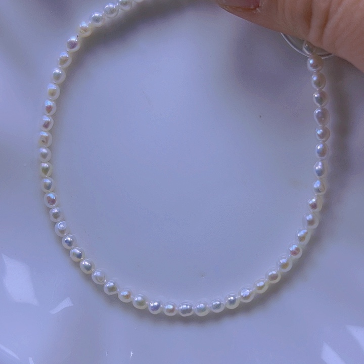 淡水珍珠手绳合金