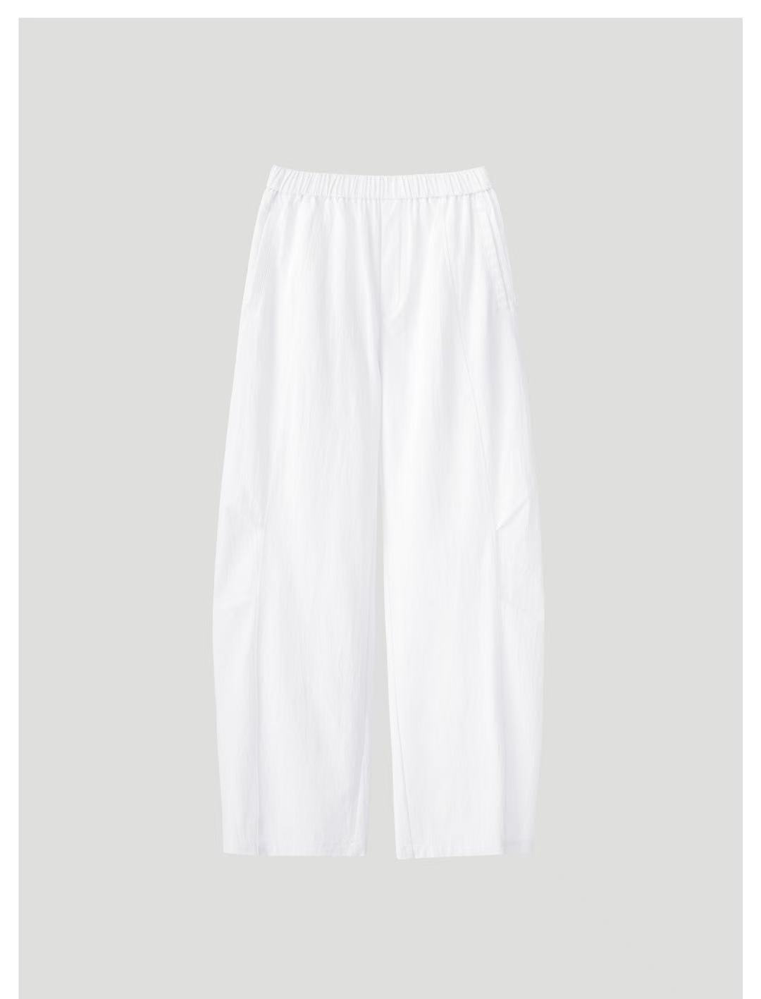 【甜酷工装】新款遮肉显瘦气质百搭垂顺柔软高腰弯刀九分茧形裤