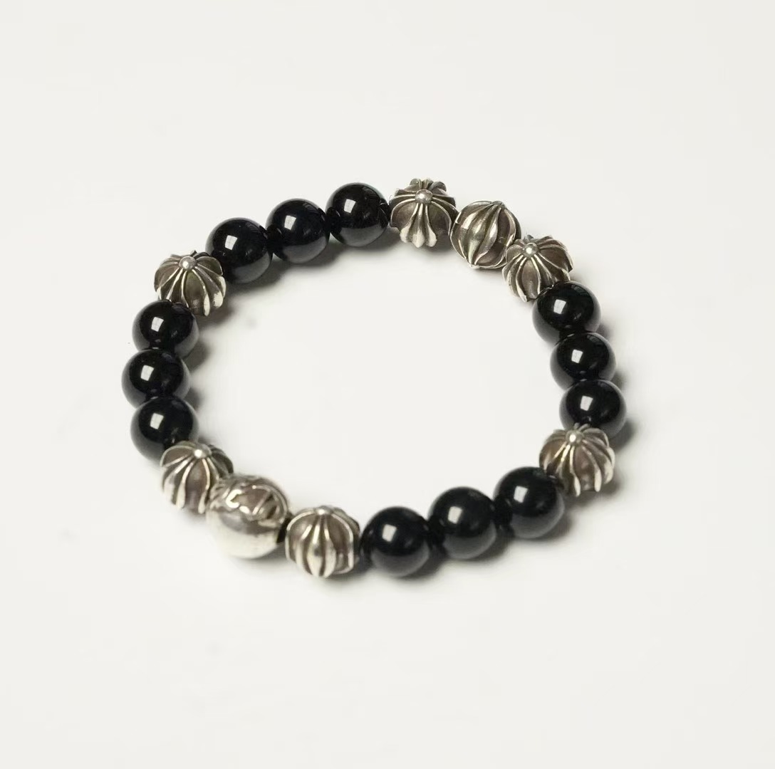 925银手链 CHROME HEARTS 银珠手串