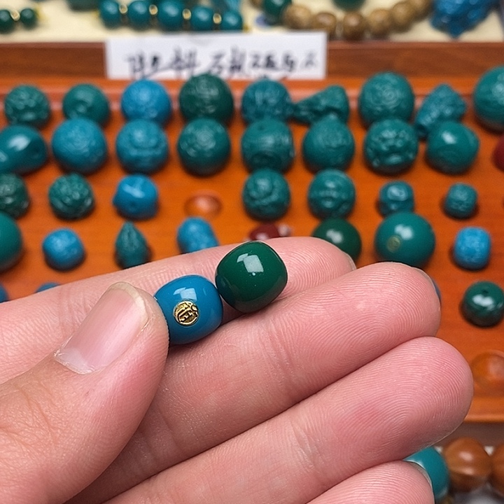 菩提籽类地狱绿老型暴力蓝12尺寸