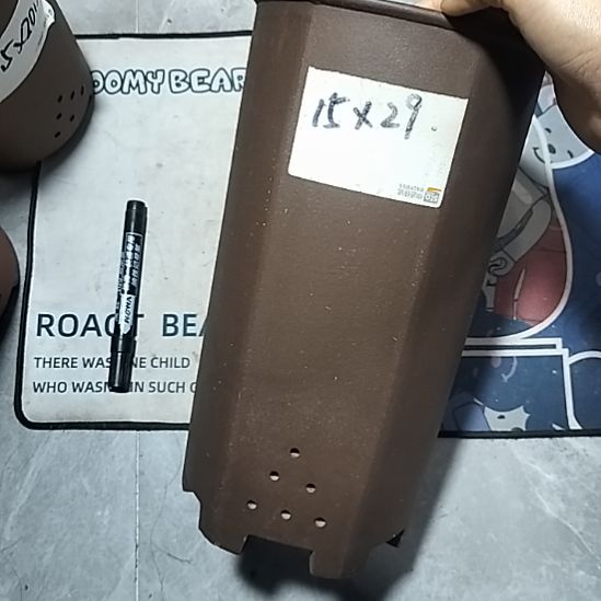 紫砂高六方带口沿一个