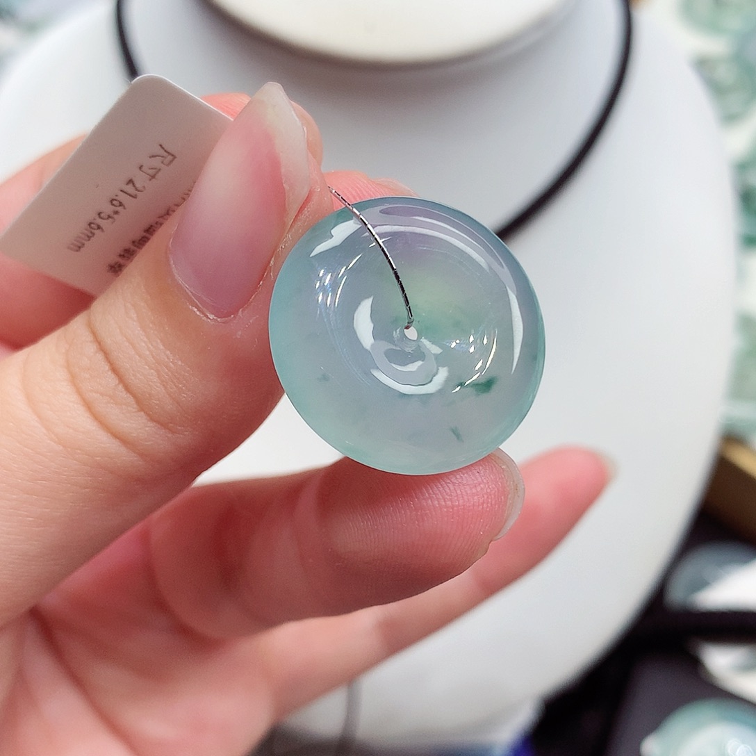 颈饰未镶嵌翡翠翡翠71，21.6/5.6