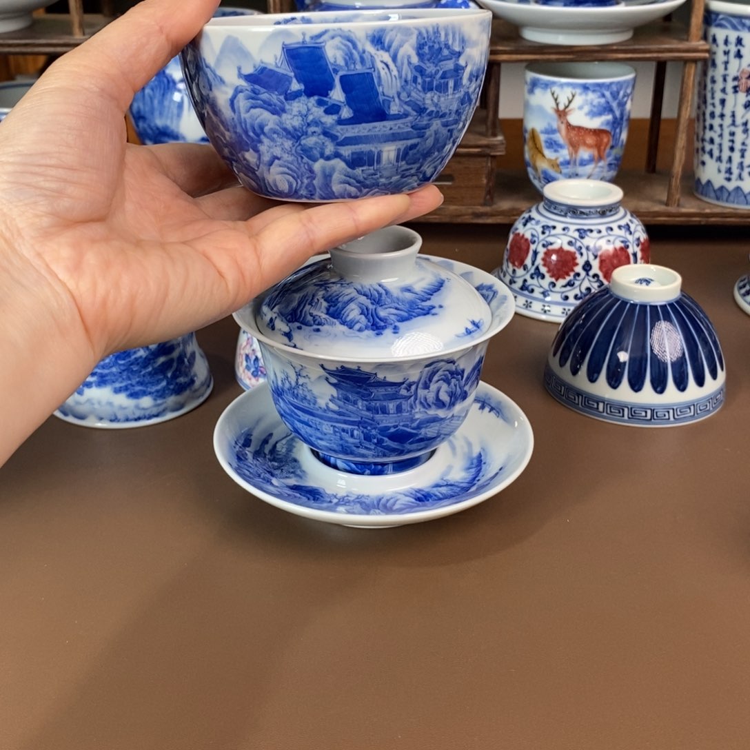 景德镇陶瓷手工手绘