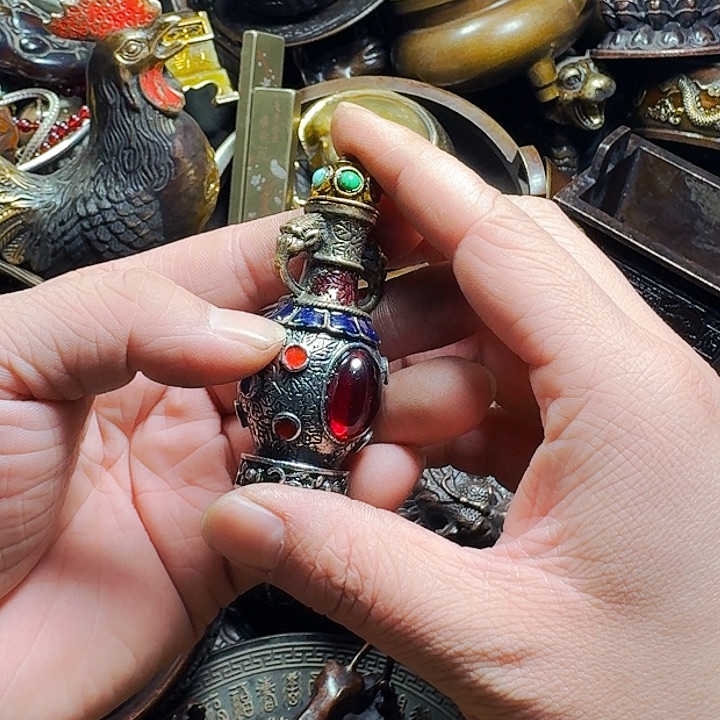 铜器摆件收收藏藏