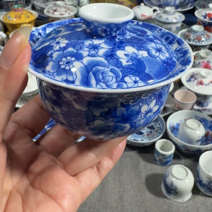 景德镇手工手绘杯