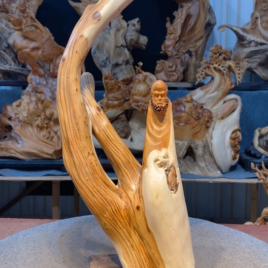 柏木（崖柏）根雕摆件