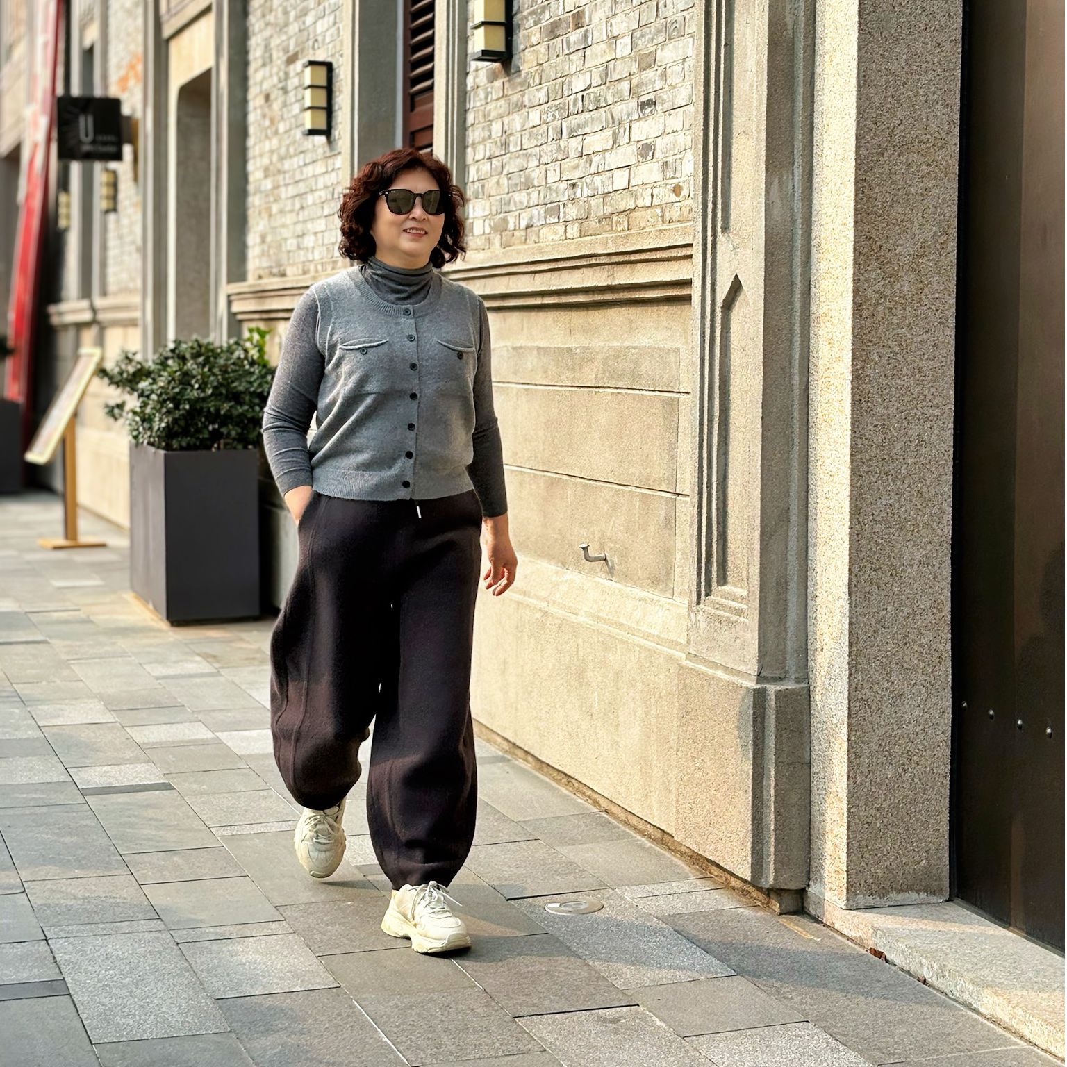 【橘子小姐】2026新款百搭无袖圆领纯色马甲