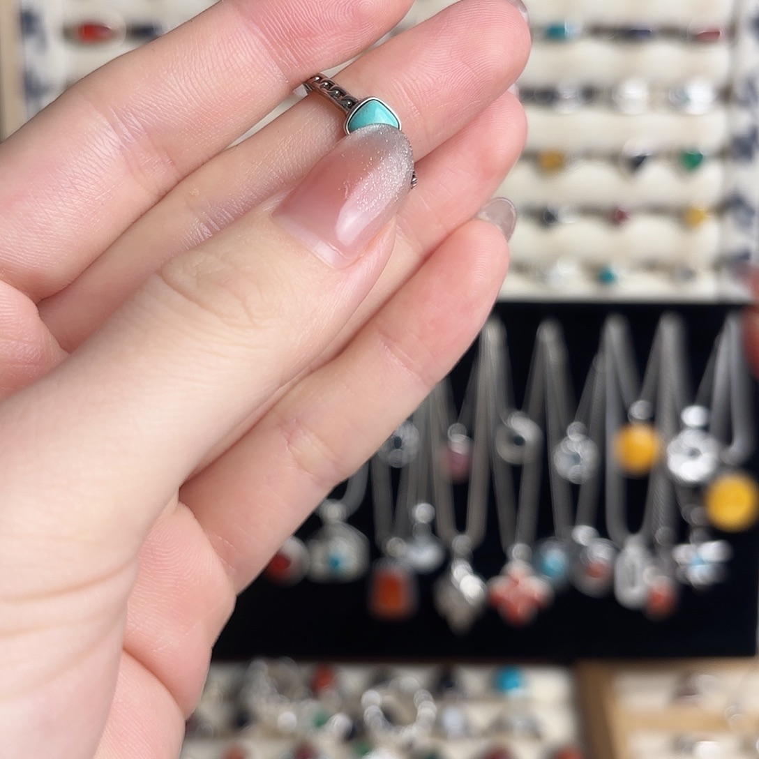 925银925银绿戒指