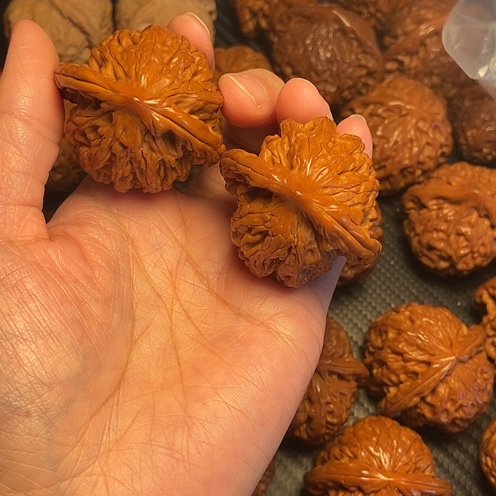 蹦***五木质类43虎头。       