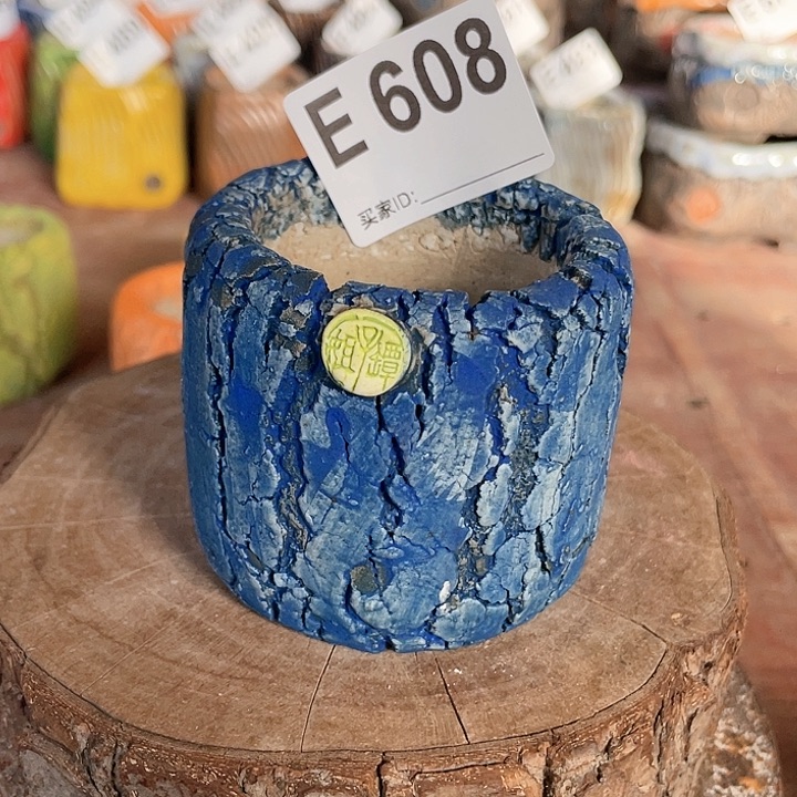 紫砂花盆爆裂mini 内口5