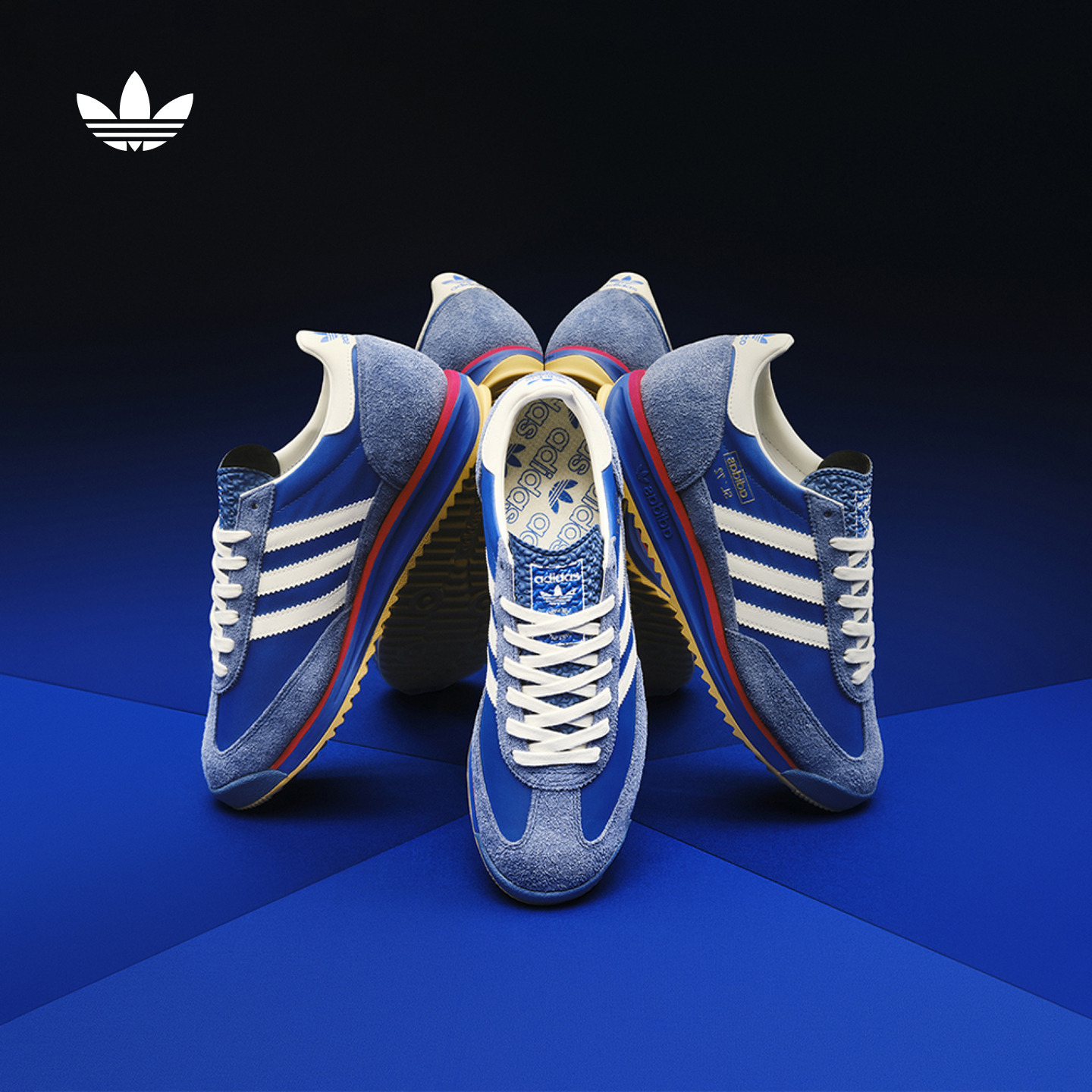 阿迪达斯三叶草 T头鞋 SL72 RS经典撞色运动鞋男女adidas IG2132
