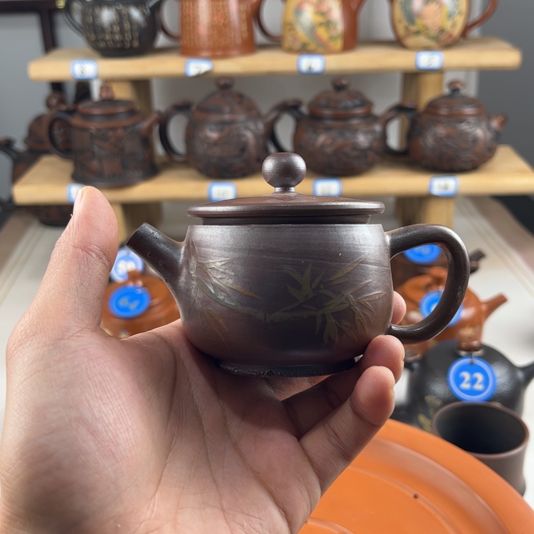 壶真*验瑕疵福利，建水紫陶全手工制作，老匠人精工精制