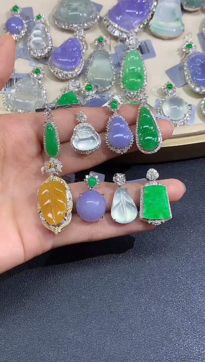 【彩虹盘】翡翠-18K金-多样性发一件-YT009|CXQ21