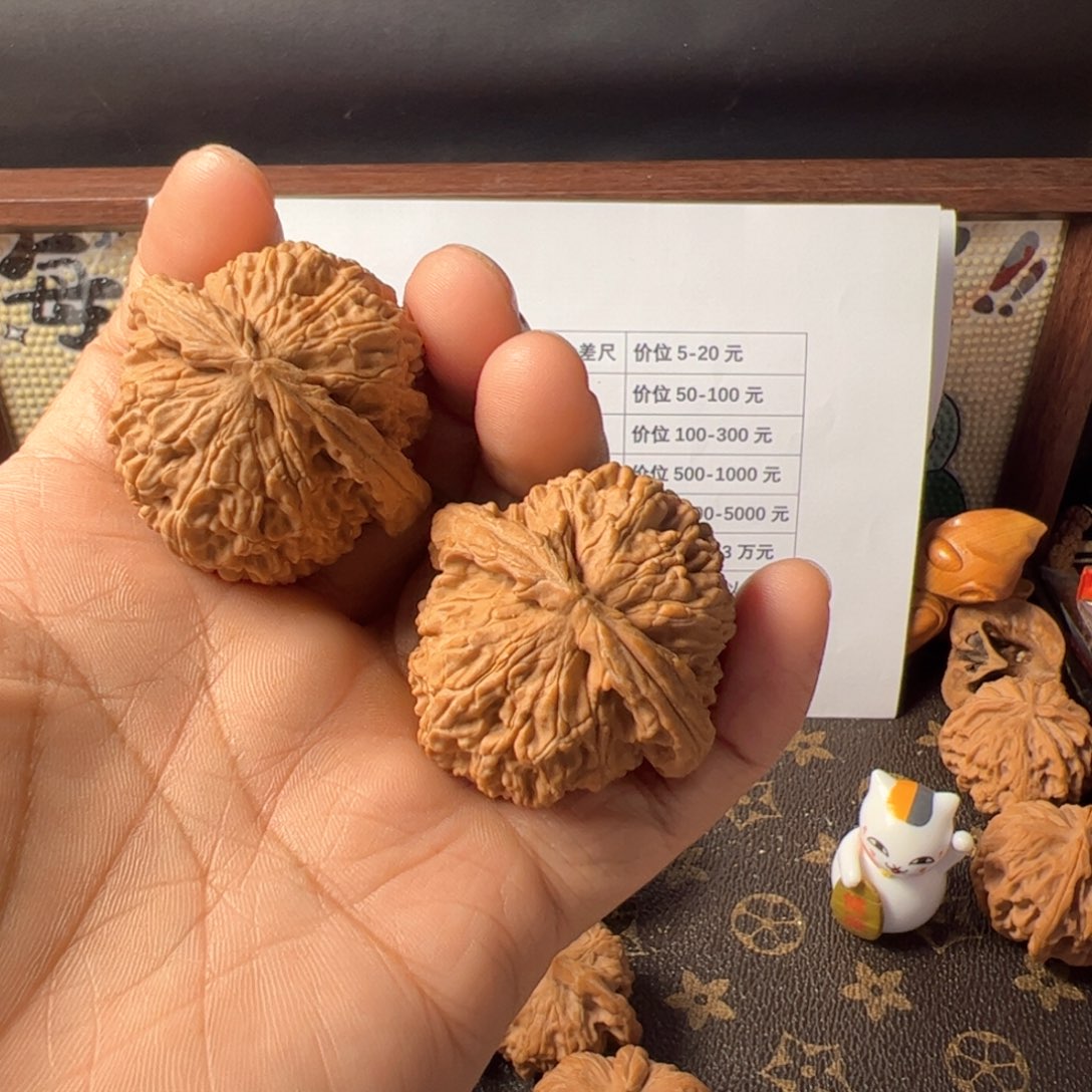 吊坠文玩核桃白狮子42