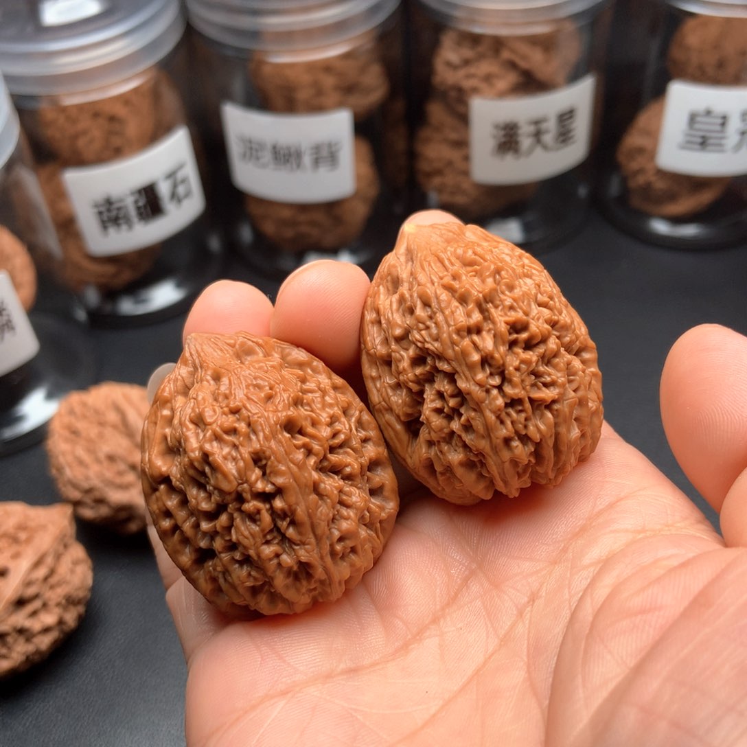 文玩核桃吊坠淡**心大蒜头33