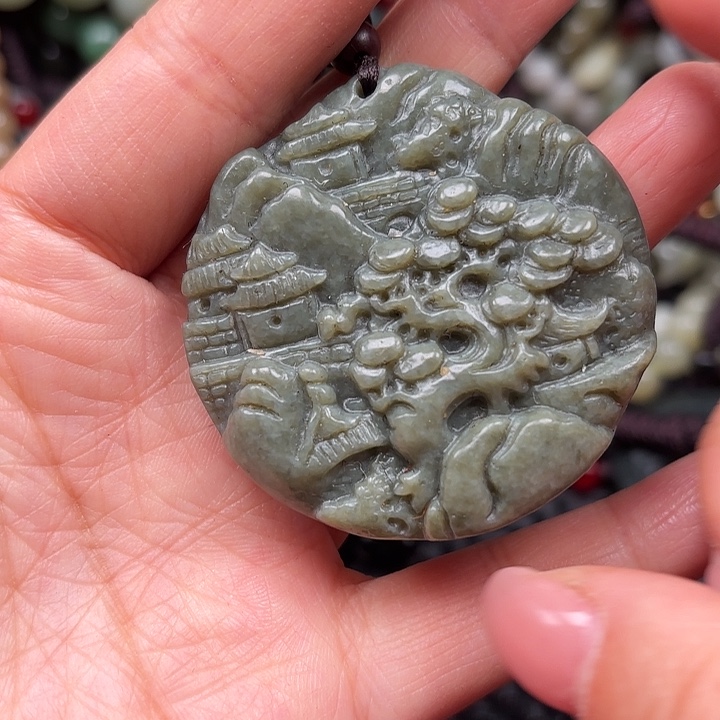 和田玉颈饰未镶嵌