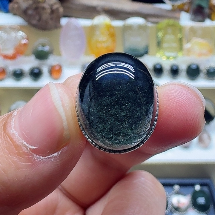 水晶颈饰银S925镶嵌吊坠