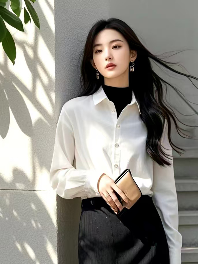 春夏韩版设计感衬衫（100-199）