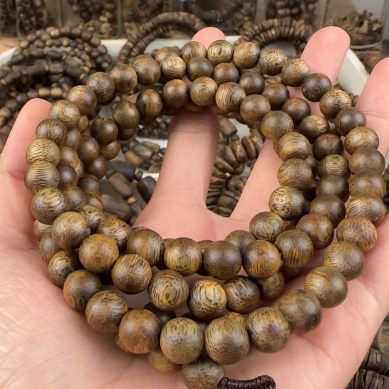 【闪购商品】沉香手串.****運奇楠手串卡08