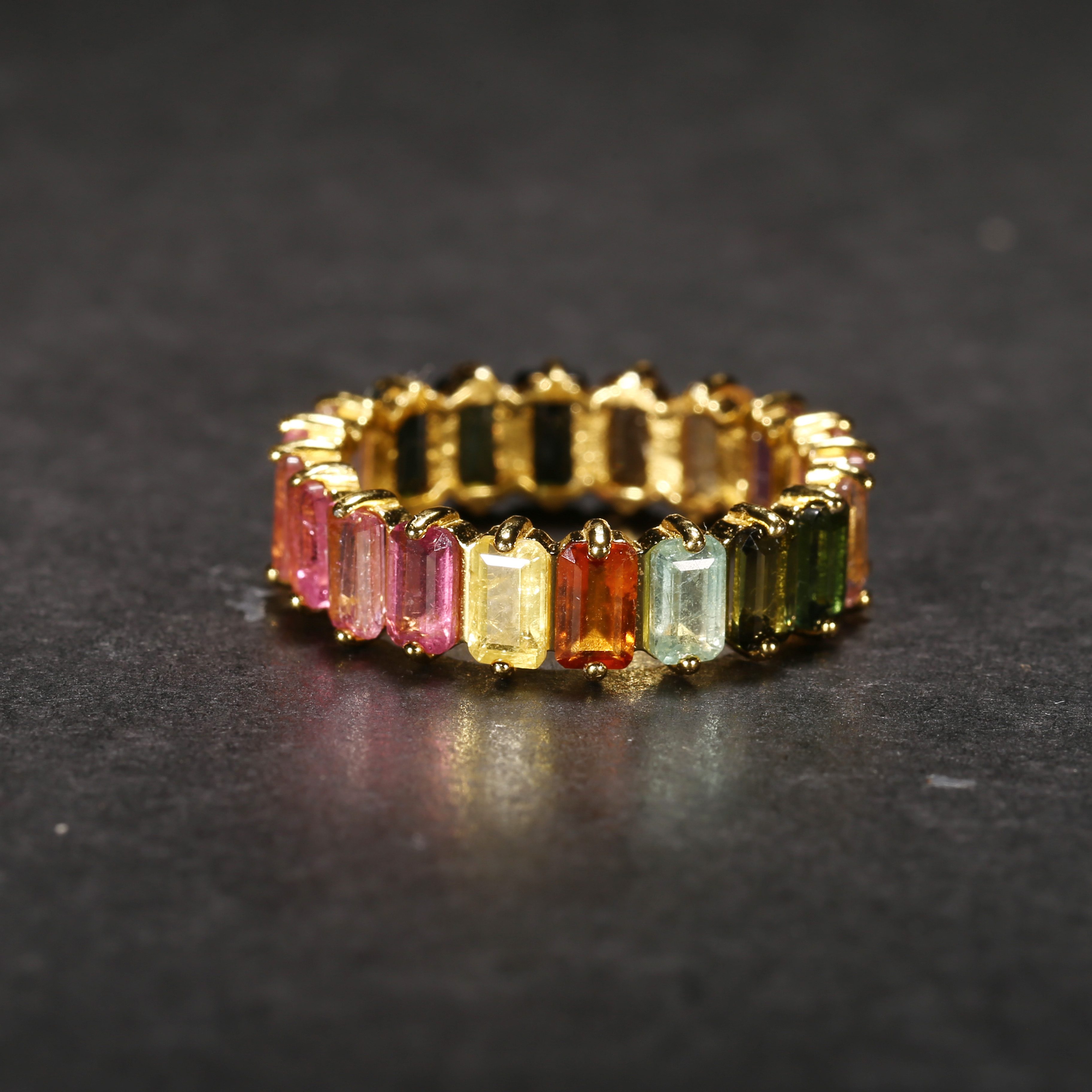 二十世纪*碧玺戒圈/12XQ2969/彩色宝石【北京文博】