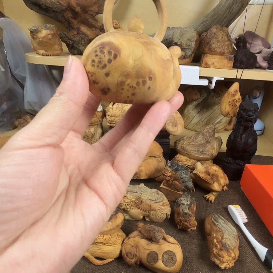 我***啊柏木（崖柏）太行崖柏把把壶