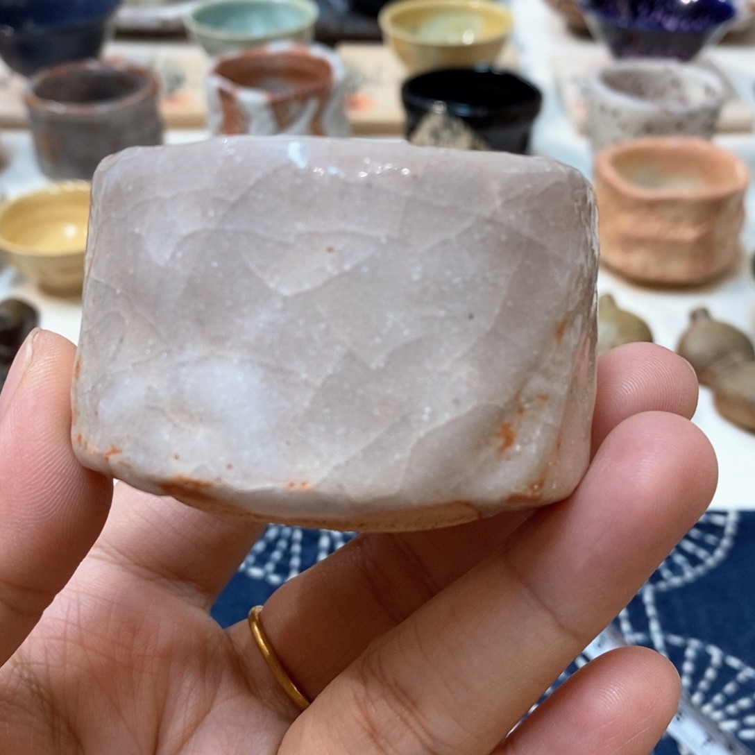 柴烧侘寂粗陶茶具 