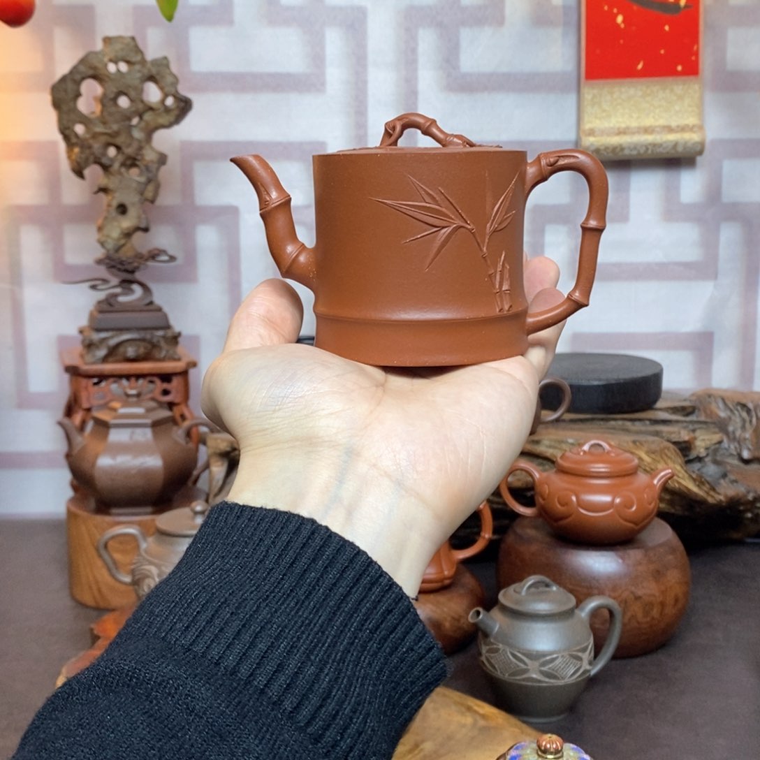 紫砂茶具降坡泥竹段
