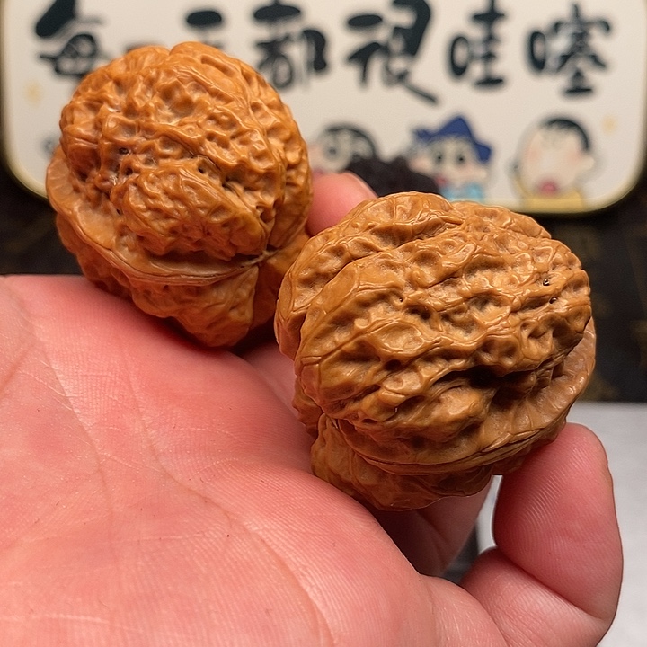 文玩核桃把件扶摇蛤蟆头42
