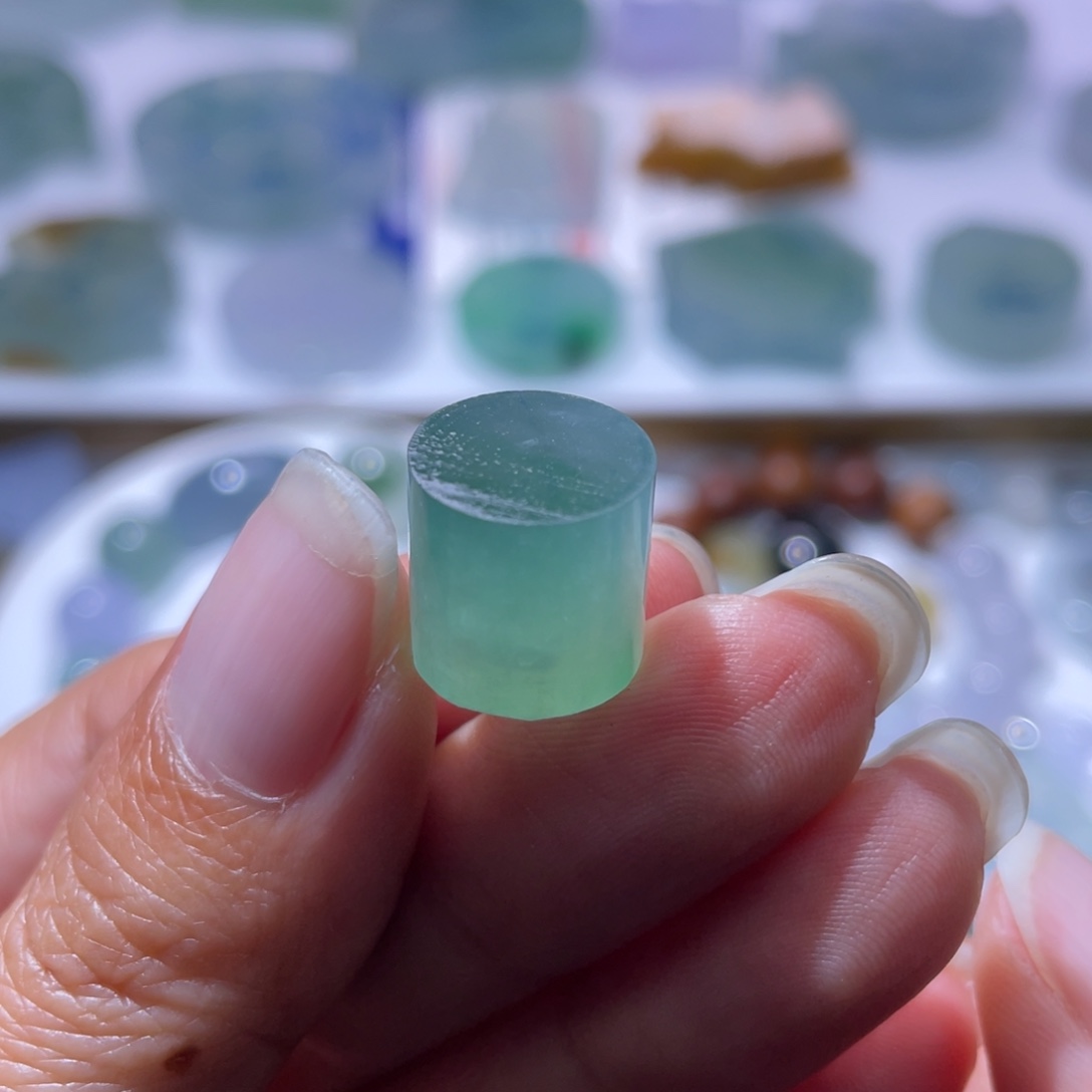 定制翡翠未镶嵌卡11.8珠子