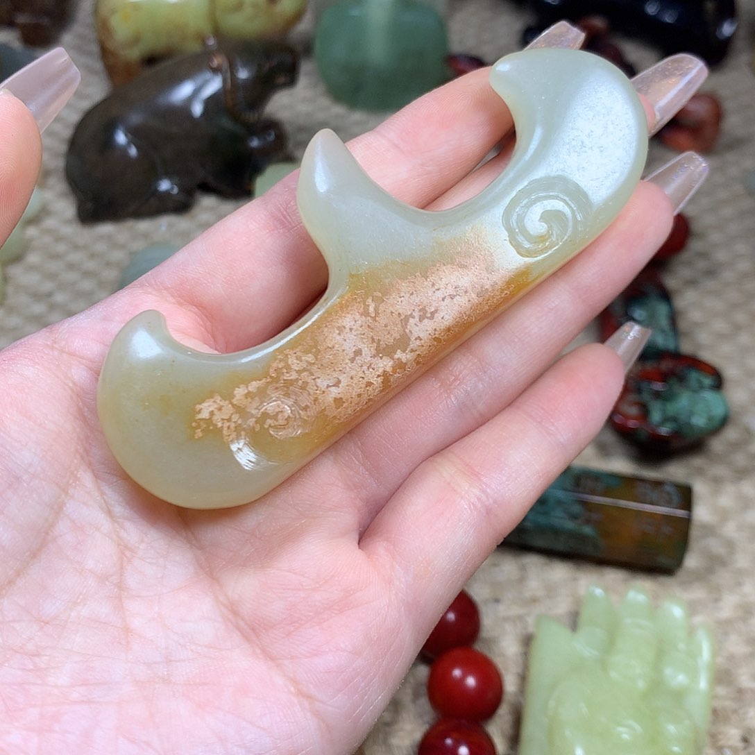 白玉菩提吊坠挂件