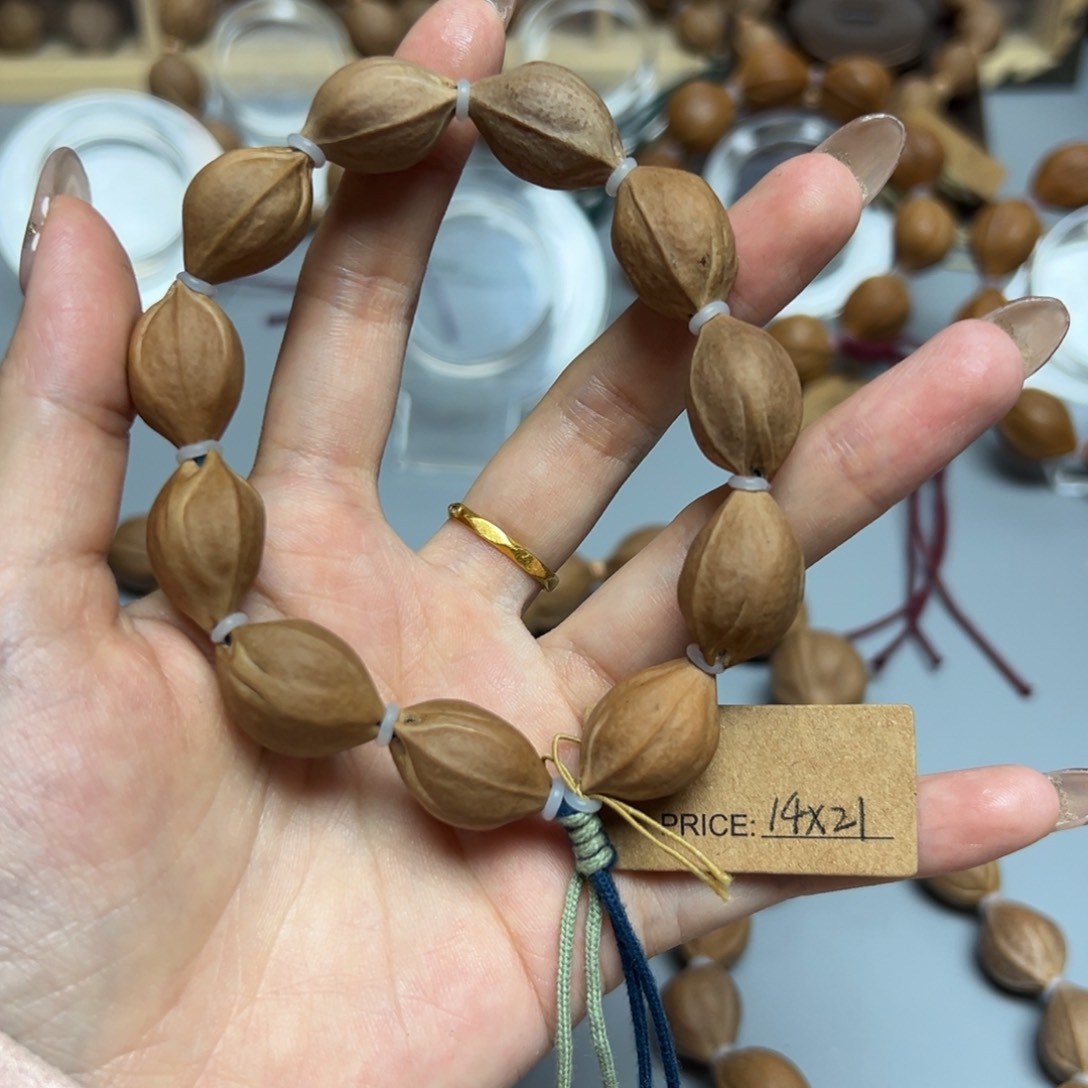 橄榄核手串梅林铁核1421三通