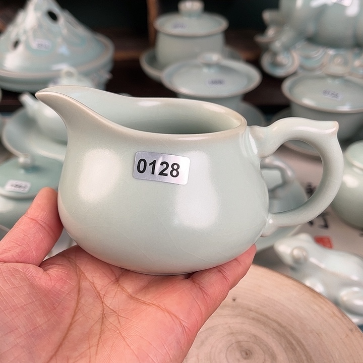 杯0128 瑕，原产地原矿釉汝瓷