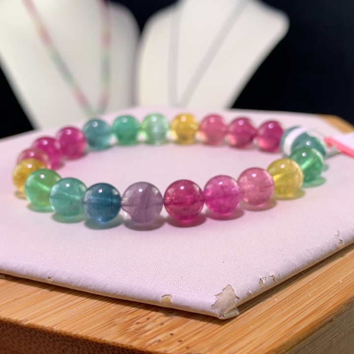 双色碧玺手链未镶嵌