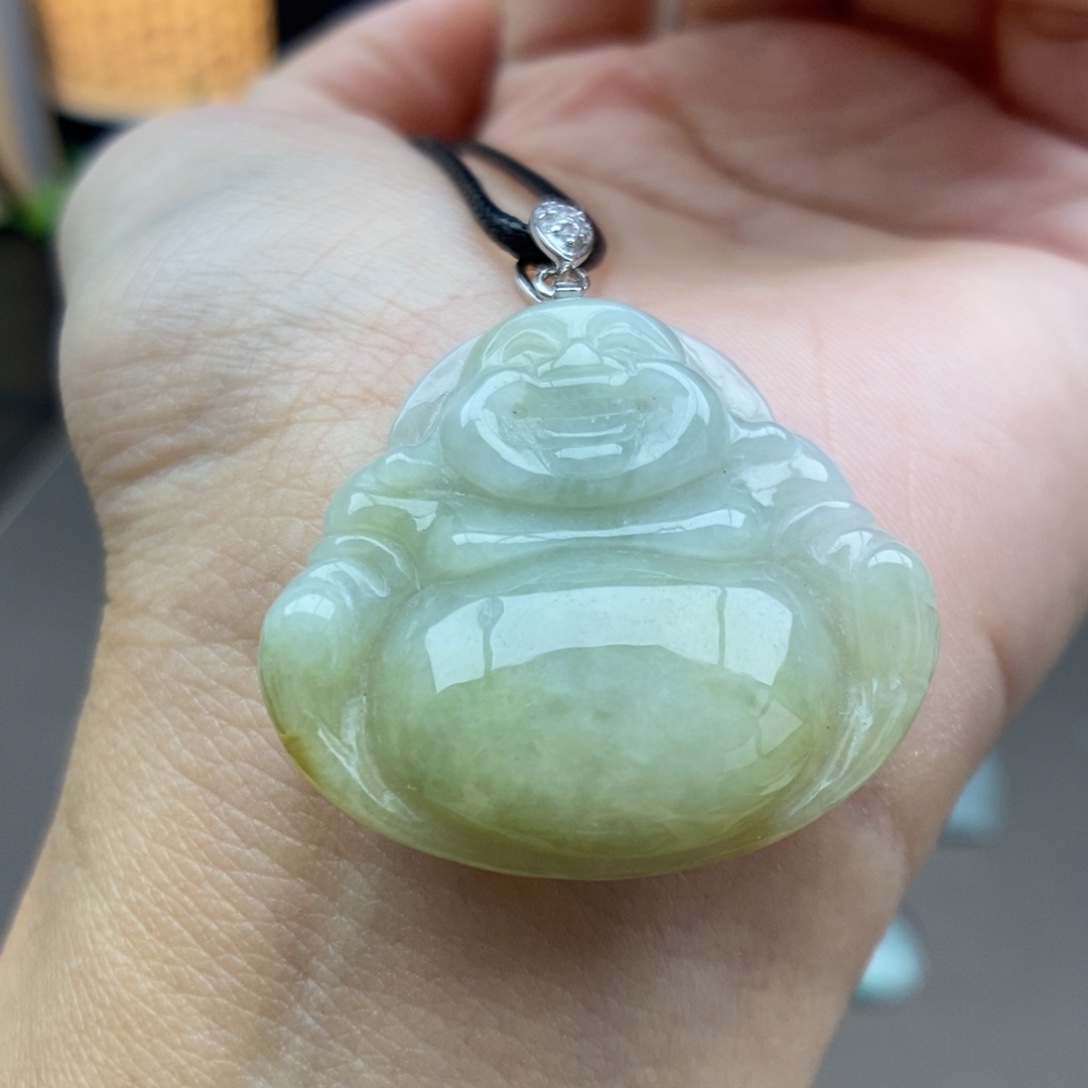 翡翠银S925镶嵌颈饰吊坠2