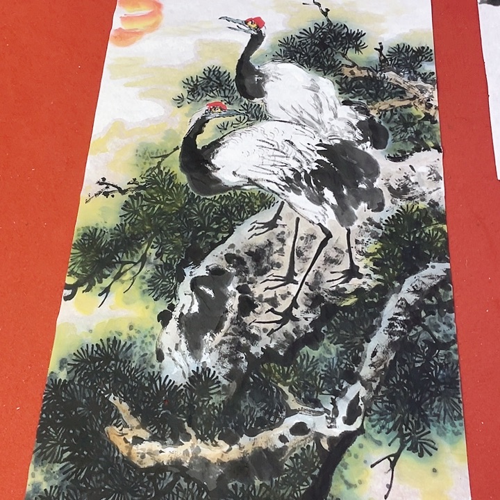 国画张圣敏先生纯手绘作品