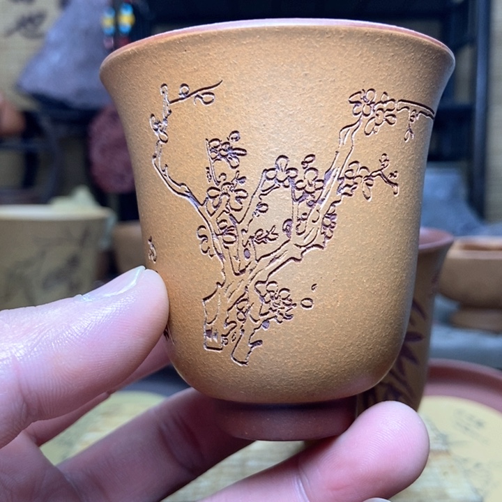 紫砂茶杯紫砂主人杯130毫升