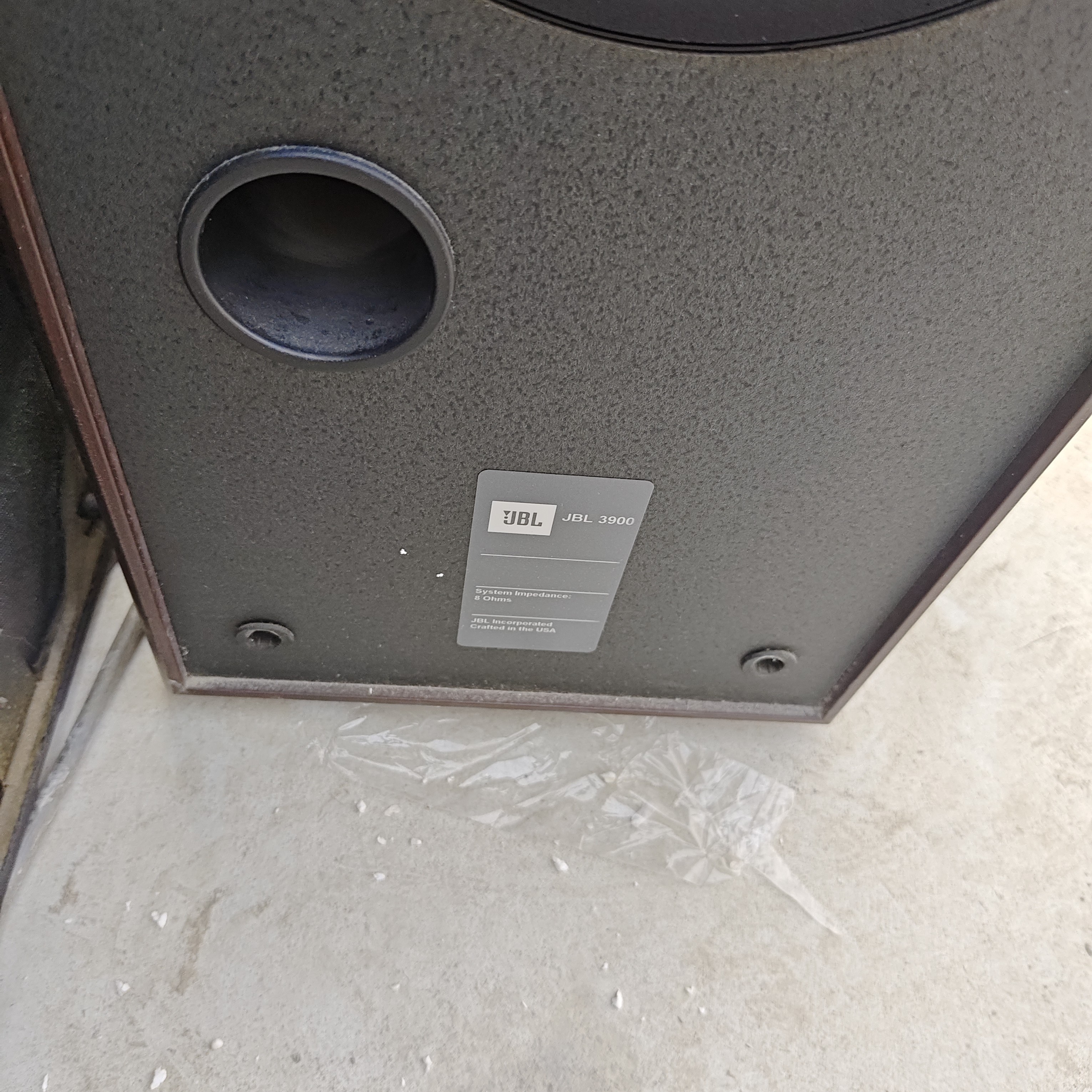 8新  二手美国JBL落地音箱一对型号3880售出不退不换