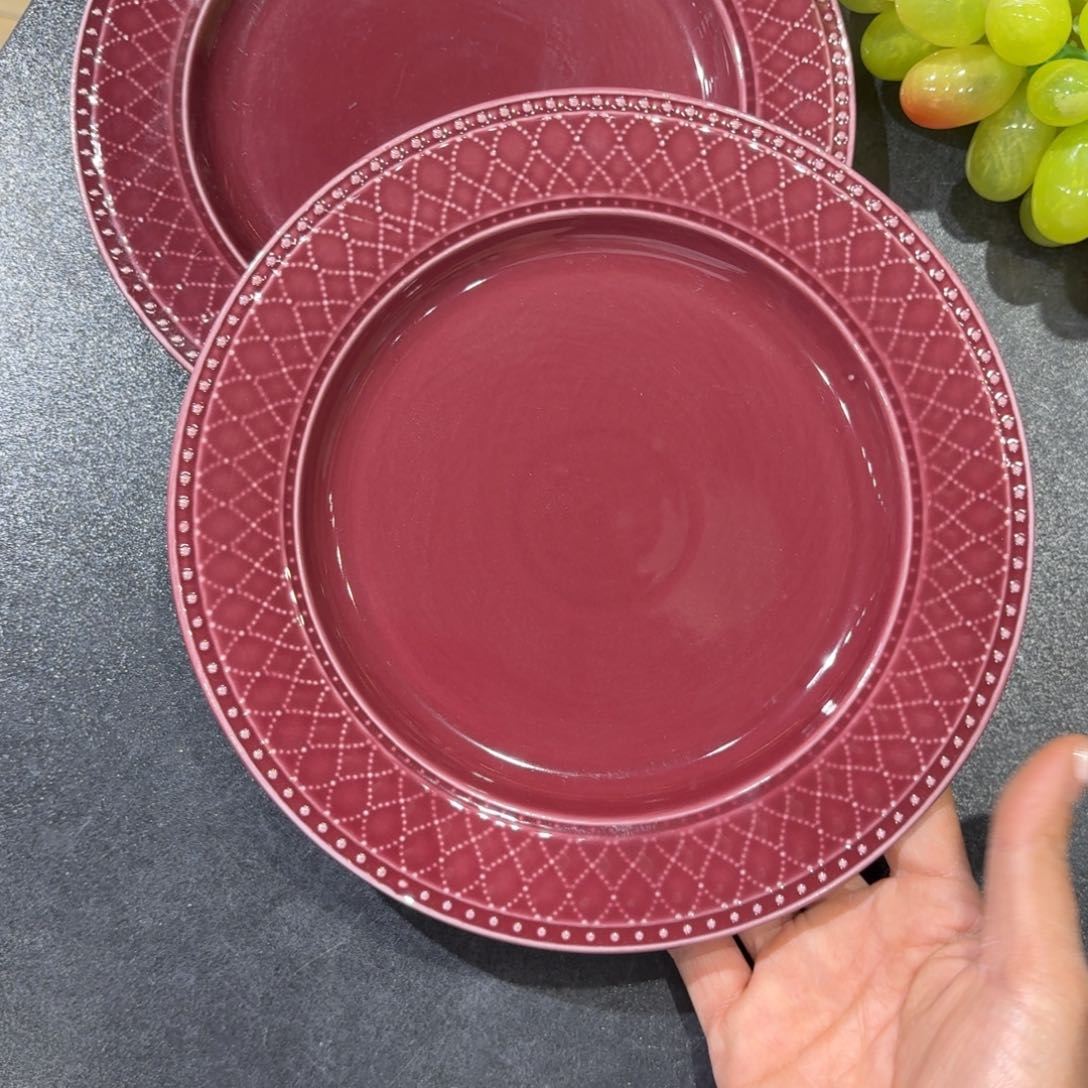 瓷微瑕8寸2个不影响使用