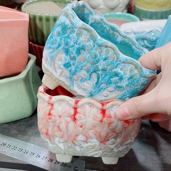 多肉花盆满10元包邮