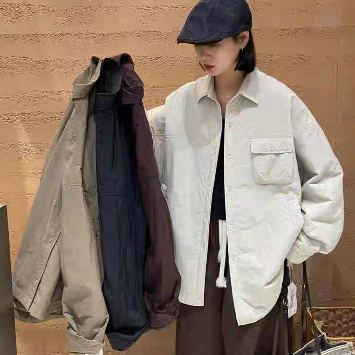 2025新款TY57768夹棉衬衫   衣长82胸围136