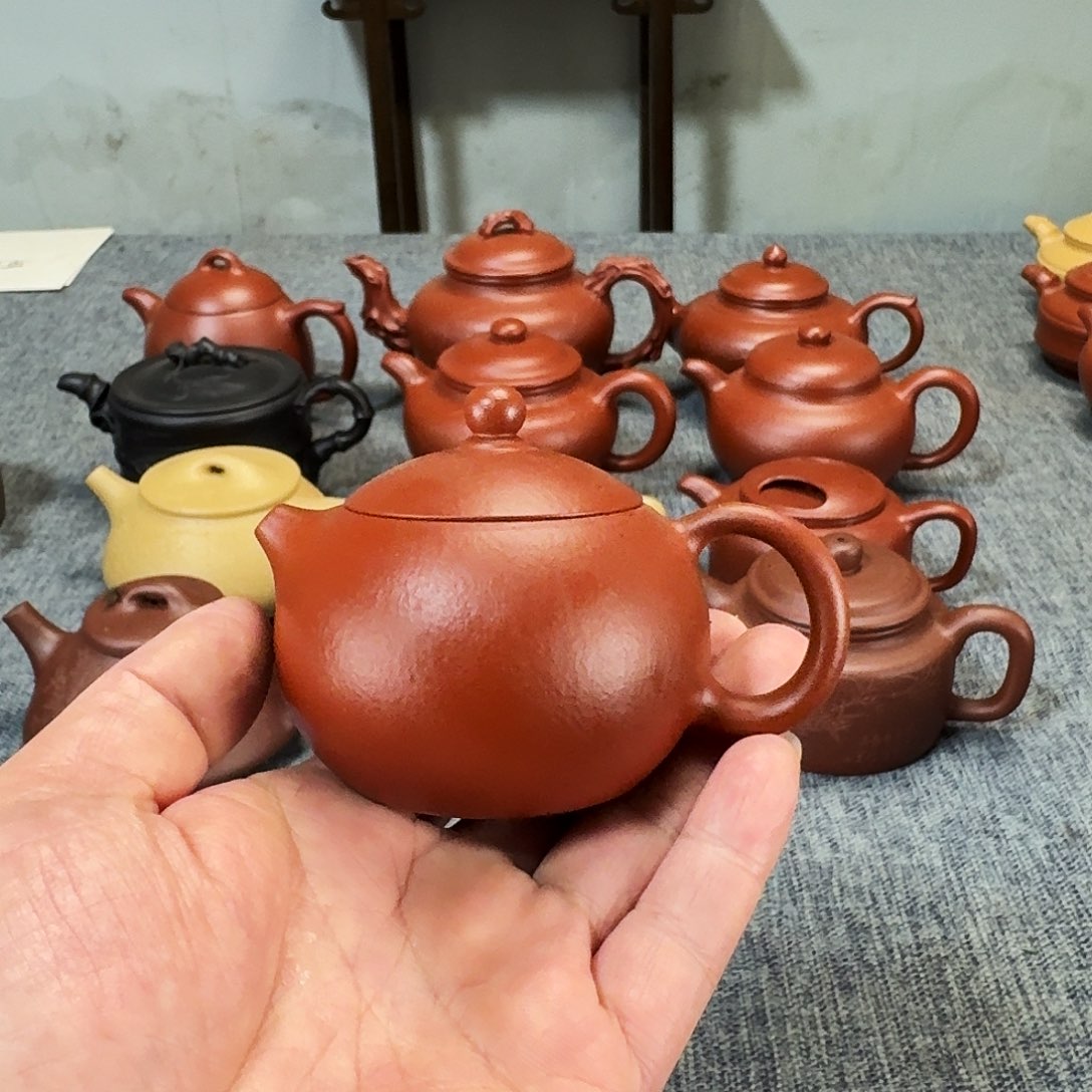 清***地茶壶紫砂全手工紫砂壶西施