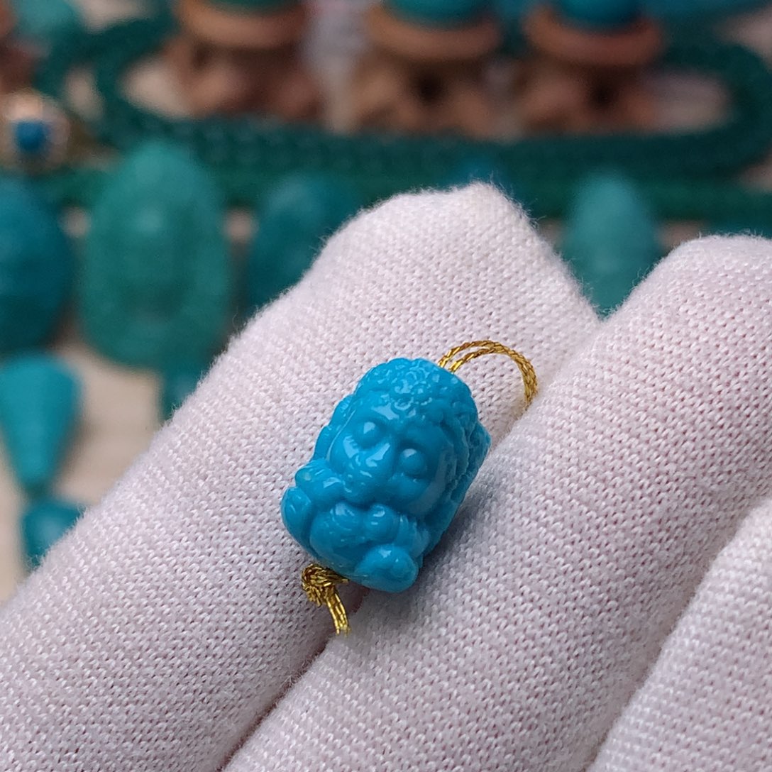 未镶嵌绿松石珠宝奇石